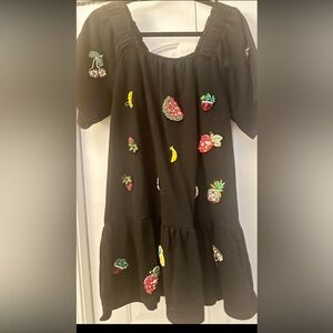 QUEEN OF SPARKLES | Dresses | Nwot Queen Of Sparkles Fruit Dress | Poshmark